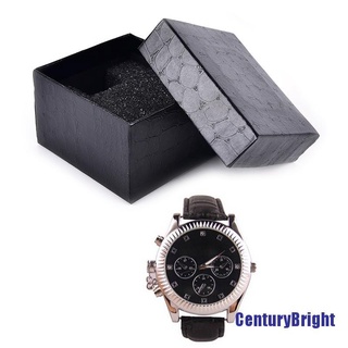 [Cetyb] negro PU Noble Durable presente caja de regalo para pulsera reloj de joyería GHIRU (1)