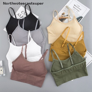 Northvotescastsuper Ladies Women Yoga Bra Breathable Gym Top Anti-sweat Shockproof Underwear Push Up NVCS