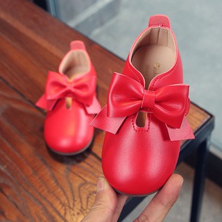 Las niñas zapatos de cuero suave suelas tendón suelas niños s zapatos princesa zapatos (5)