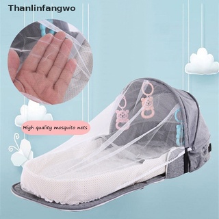 [tfnl] portátil anti-mosquito plegable cuna de bebé al aire libre cama de viaje transpirable cubierta asf (1)