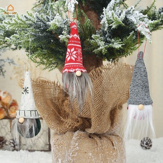 Gnome de navidad Santa colgante adorno/lindo elfo sin cara muñeca para fiestas de navidad decoraciones del hogar