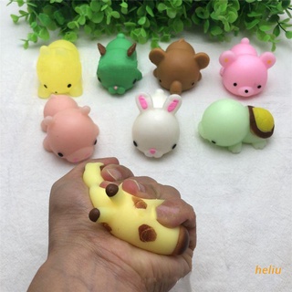 heliu Jumbo Cute Cat Antistress Ball Squeeze Mochi Rising Abreact Soft Sticky Stress Relief Funny Gift Toy