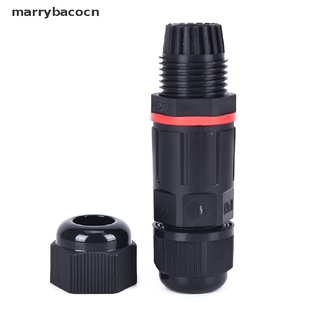 Marrybacocn Cable Connector Waterproof IP68 16A Electrical Wire Sealed 3 pin Wire Connector CL