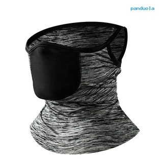 panduola deportes al aire libre ciclismo suave transpirable cuello polaina cubierta de la cara bufanda con filtro (9)