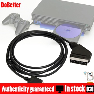 dobetter.cl - cable de conexión de repuesto para sony playstation ps2 3 (1,8 m rgb scart tv av)
