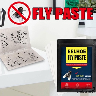 Rr Fly - trampa de papel, pegajosa, con pegamento fuerte para uso en interiores y exteriores