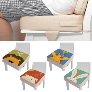 Haha portátil 40x40x10cm niño niño de dibujos animados silla alta asiento Booster bebé bebé aumento cojín grueso silla almohadilla para mesa de comedor (1)