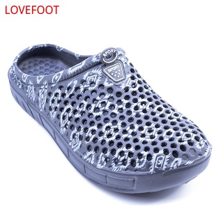 LOVEFOOT Moda Confort Sandalia Hombres Playa Suave Impermeable Senderismo Sandle Hombre Zapatillas Agujero Zapatos Super Ligero