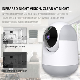 YP21-1 Cámara De Cabeza Móvil De 100 W Pixel Infrarrojo De Visión Nocturna Vigilancia Remota Para Alexa WM