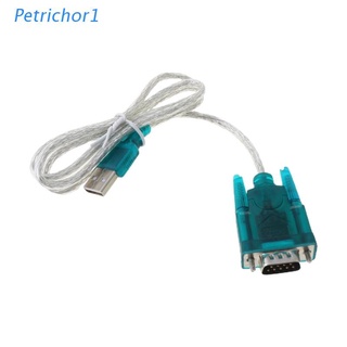 Cable Adaptador de Serial con Usb negro Para Rs232 Rs-232 (Db9) Para Pc