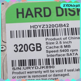 2.5" 10 mm sata 16mb 320gb portátil disco duro interno velocidad de lectura 70-100m