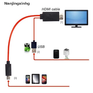 [Nanjingxinhg] Micro USB To HDMI 1080P HD TV Cable Adapter For Android Phones Samsung [HOT]