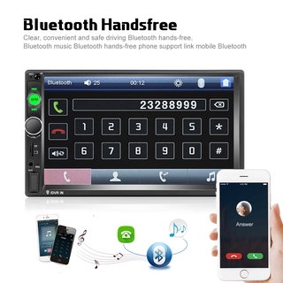 Radio de coche 2 din 7" HD Autoradio espejo enlace coche reproductor Multimedia Bluetooth pantalla táctil Auto audio coche estéreo (9)