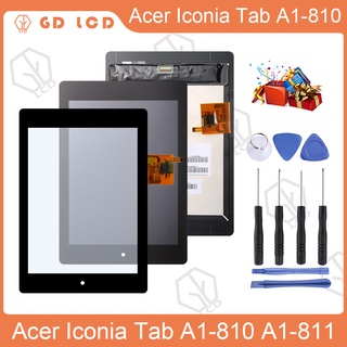 para acer iconia tab a1-810 a1-811 pantalla lcd digitalizador de pantalla táctil asamblea (1)