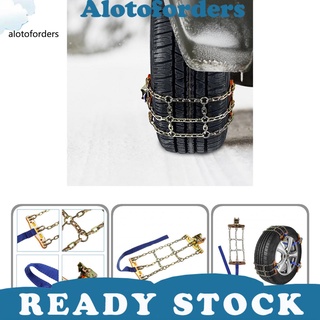 Alotoforders - cadena antideslizante para nieve, reutilizable, resistente a la corrosión, resistente a la corrosión, para camión