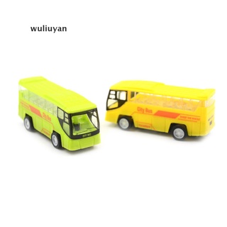 [wuliuyan] nueva escala autobús escolar miniatura modelo de coche juguetes educativos para niños juguete de plástico vehículos modelo para niños regalos [wuliuyan] (7)