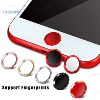 ◈ Adhesivo De Botón Colorido Touch ID De Inicio Pegatina iPhone 7/6S/6