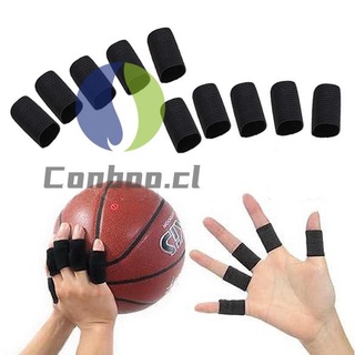 Conboo 10PCS elástico de la manga del dedo soporte envoltura artritis guardia voleibol deportes (1)