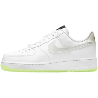 nike air force 1 af1 mujer blanco y verde luminoso fluorescente zapatos