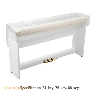 maxin transparente esmerilado piano cubierta 61 76 88 teclas digital piano teclado cubierta polvo