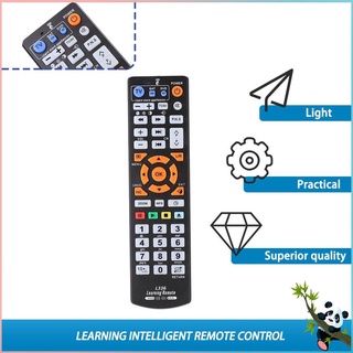 Control remoto inteligente Universal negro con función de aprendizaje para TV CBL DVD SAT para Chunghop L336