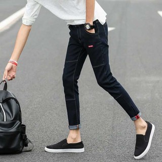 Slim Skinny Jeans hombres Jeans versión coreana de Slim Skinny Jeans
