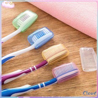 CLOUD 5PCS Toothbrush Head Protector Case Cap Holder Home Travel Camping Clean Cover