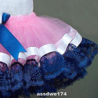 Mini falda de burbuja con moño de baile con lazo/Mini fiesta para niña