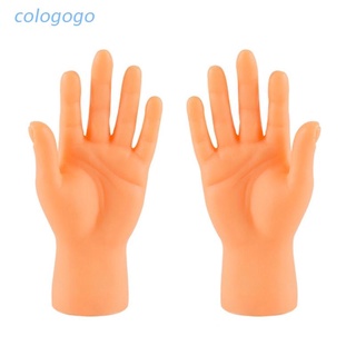 colo en forma de palma divertida mini manos creativas cunas dedo mascota juguete interactivo pequeña mano burla gatito gatos masajeador guantes