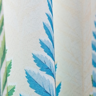 Cortina De Árbol De Hojas Cortas Textiles Para El Hogar Multicolor Poliéster Impresión Persianas Ventana Sala De Estar Dormitorio (8)