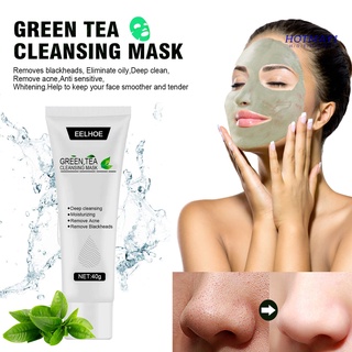40g/60g anelhoe mascarilla iluminar el tono de la piel agua-aceite equilibrio de plantas extractos de té verde mascarilla de limpieza para niñas