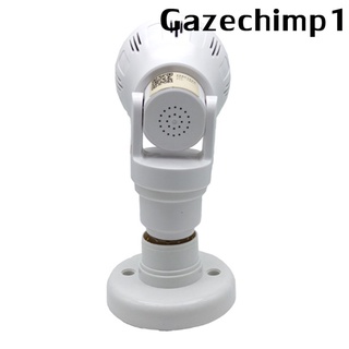 [GAZECHIMP1] Bombilla inalámbrica cámara de seguridad, 360 bombilla de cámara panorámica, cámara de bombilla de seguridad WiFi hogar vídeo bebé monitores cámaras (9)