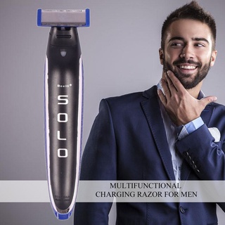 maquinilla de afeitar eléctrica multifunción recargable para hombre (7)