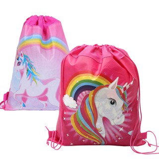 unicornio natación cordón bolsa de playa deporte gimnasio mochila impermeable