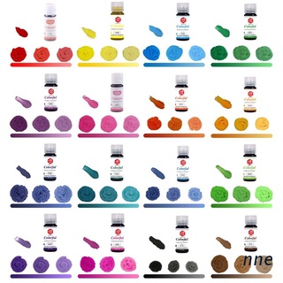 nne. colorante de alimentos juego de 16 colores a base de alimentos comestibles sin sabor colorante colorante vibrante