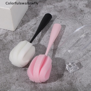 Colorfulswallowfly Long Handle Glass Cup Brush Sponge Cleaning Brush Mug Cup Cleaner and Scrubber CSF