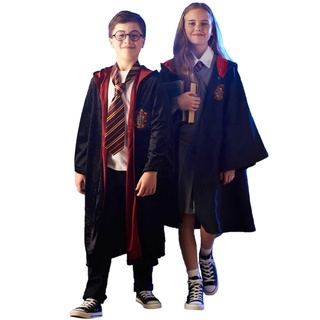 Listo Stock Trajes De Navidad Harry Potter Hombres Y Niños Magia Uniformes Escolares Túnica