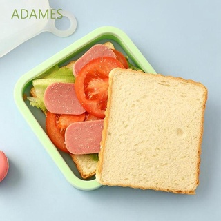 ADAMES Portable Snack Bag Washable Lunch Bag Lunch Box Toast Packing Reusable For Office Worker Food Container Home Multifunctional Sandwich Box/Multicolor