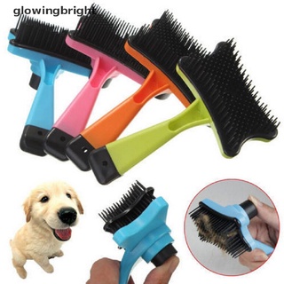 [glowingbright] Mascota perro gato pelo pelo pelo Trimmer aseo rastrillo profesional peine cepillo herramienta