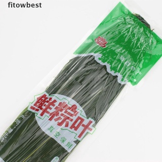 fbcl hojas de bambú secas puro natural zongzi pegajoso arroz bola de masa 100% orgánico 50pcs fad