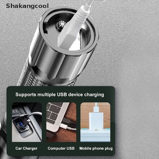 【SKC】 Mini LED USB Rechargable Torch Portable Power Bank Lamp Waterproof Camping Light 【Shakangcool】 (2)