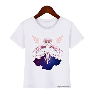 kawaii niños camiseta sayaka hermosa chica anime patrón de dibujos animados camiseta linda chica de dibujos animados camiseta de verano moda nuevo niño tops