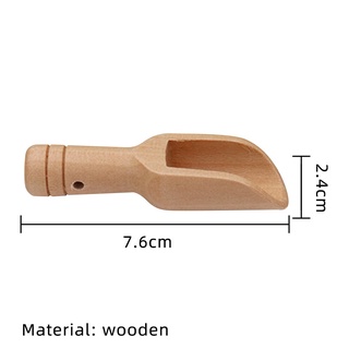 cuchara pequeña de madera pequeña/mini cuchara de sal/azúcar/café/utensilios de cocina