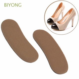 BIYONG Soft Insoles Comfortable Fabric Pad Sponge Pad 5 Pairs Gel Pad High Top Heel Sticky Insoles Insert Pads Hot Sale Shoe Heel Pad