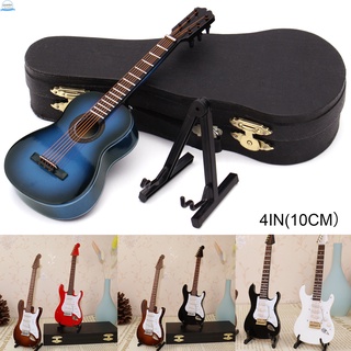Ornamental Miniatura Réplica Guitarras Mini Guitarra Clásica/Eléctrica Modelo De Vacaciones Adorno