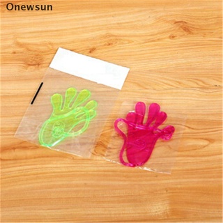 [Onewsun] 5pcs elástico pegajoso apretón manos palma juguete niños fiesta favores regalo venta caliente