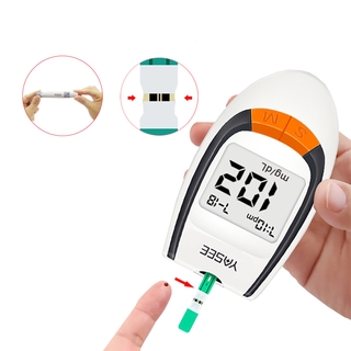 Yasee-Juego De Glucómetro Con Monitor De Glucosa En Sangre , 100 Tiras De Prueba Lancetas , Azúcar (3)