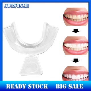 <Beauty> 1 Pair Silicone Transparent Moldable Thermoform Teeth Dental Whitening Tray Guard Whitener