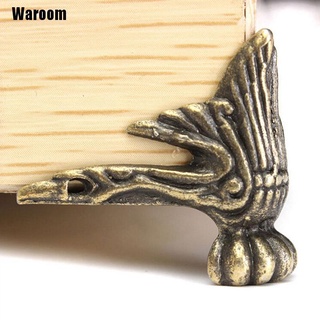 [waroom] 4 piezas de joyero caja de regalo de madera estuche decorativo pies pierna esquina protector guardia (1)