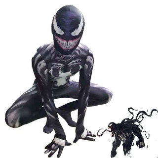 Venom Spider-Man Superhéroe Niños Cosplay Disfraz Spiderman Mono Vestido De Lujo Para Y Adultos (5)